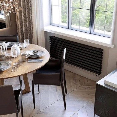 Трубчатый горизонтальный радиатор Caldo Bordo-1750-11с-530-X с профилем 60х30, боковое