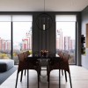 Трубчатый вертикальный радиатор Caldo Bordo-2250-9с-430-U с профилем 60х30, нижнее разнесённое