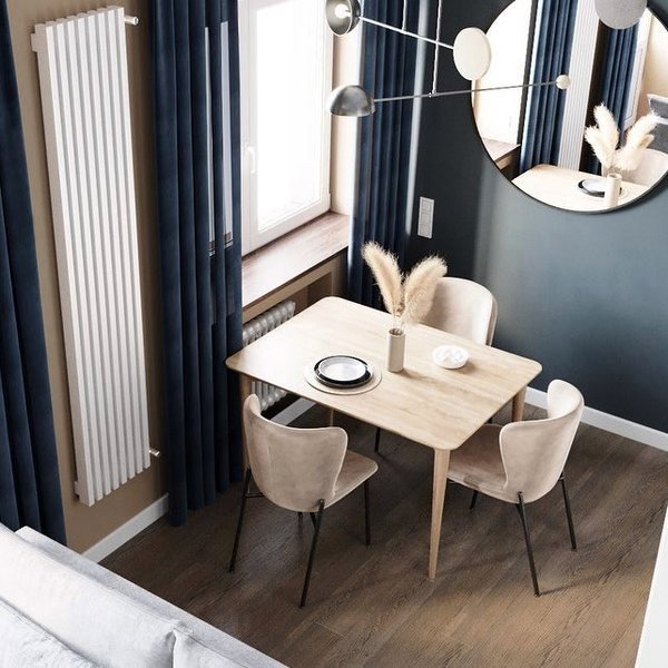 Трубчатый стальной радиатор Caldo Bordo U высотой 1000 мм с профилем 60х30