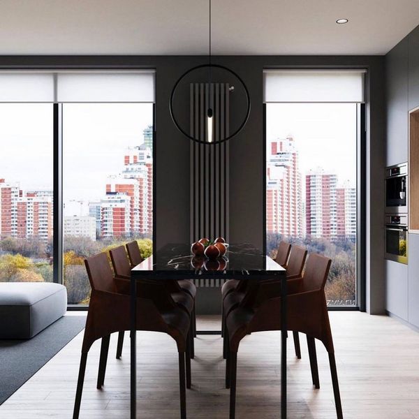 Трубчатый стальной радиатор Caldo Bordo U высотой 1000 мм с профилем 60х30