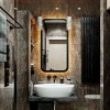 Трубчатый вертикальный радиатор Caldo Bordo-1500-10с-480-U с профилем 60х30, боковое