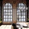 Трубчатый вертикальный радиатор Caldo Cube-1250-2с-90-U с профилем 40х40, нижнее левое
