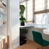 Трубчатый вертикальный радиатор Caldo Cube-1500-10с-490-U с профилем 40х40, нижнее центральное