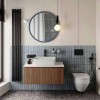 Трубчатый вертикальный радиатор Caldo Cube-1500-10с-490-U с профилем 40х40, нижнее центральное