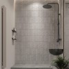 Трубчатый вертикальный радиатор Caldo Cube-2000-5с-240-U с профилем 40х40, нижнее правое