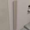 Трубчатый вертикальный радиатор Caldo Cube-2000-5с-240-U с профилем 40х40, нижнее правое