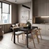 Трубчатый вертикальный радиатор Caldo Cube-700-8с-390-U с профилем 40х40, нижнее левое