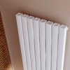 Трубчатый вертикальный радиатор Caldo Cube-700-8с-390-U с профилем 40х40, нижнее левое