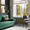 Трубчатый вертикальный радиатор Caldo Cube-700-8с-390-U с профилем 40х40, нижнее левое