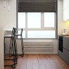 Трубчатый горизонтальный радиатор Caldo Cube-500-11с-540-X с профилем 40х40, нижнее правое