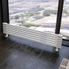 Трубчатый горизонтальный радиатор Caldo Cube-500-11с-540-X с профилем 40х40, нижнее правое