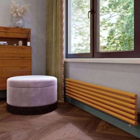 Трубчатый радиатор Caldo Ronda-2250-4с-X, нижнее правое, ВхШхГ - 192х2250х74, 1071 Вт