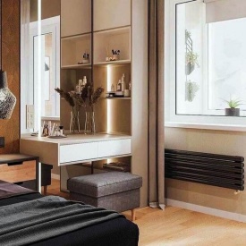 Трубчатый радиатор Caldo Ronda-800-10с-X, нижнее левое, ВхШхГ - 492х800х74, 952 Вт