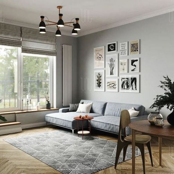 Трубчатый радиатор Caldo Ronda-2250-12с-U, боковое, ВхШхГ - 2250х592x74, 3213 Вт