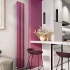 Трубчатый радиатор Caldo Ronda-2250-12с-U, боковое, ВхШхГ - 2250х592x74, 3213 Вт