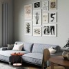 Трубчатый радиатор Caldo Ronda-800-5с-U, нижнее правое, ВхШхГ - 800х242x74, 476 Вт