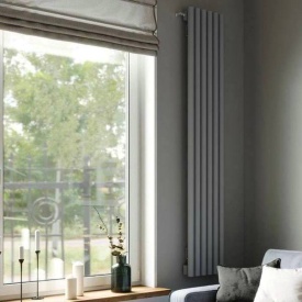 Трубчатый радиатор Caldo Ronda-900-8с-U, нижнее правое, ВхШхГ - 900х392x74, 857 Вт