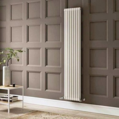 Трубчатый радиатор Delta 2180/4 белый, нижнее, ВхШхГ - 1800х176х70, 910 Вт