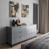 Трубчатый радиатор Delta 2180/6 титан, нижнее с вентилем, ВхШхГ - 1800х264х70, 1365 Вт