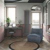 Трубчатый радиатор Delta 2180/6 титан, нижнее с вентилем, ВхШхГ - 1800х264х70, 1365 Вт