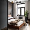 Трубчатый радиатор Delta 3057/22 чёрный матовый, боковое, ВхШхГ - 570х968х100, 1936 Вт