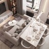 Трубчатый радиатор Delta 3057/22 чёрный матовый, боковое, ВхШхГ - 570х968х100, 1936 Вт