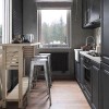 Трубчатый радиатор Delta 3057/22 чёрный матовый, боковое, ВхШхГ - 570х968х100, 1936 Вт