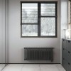 Трубчатый радиатор Delta 2057/28 RAL 7016, боковое, ВхШхГ - 570х1232х70, 2086 Вт
