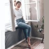 Трубчатый радиатор Delta 3057/24 титан, нижнее, ВхШхГ - 570х1056х100, 2112 Вт