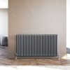 Трубчатый радиатор Delta 3057/24 титан, нижнее, ВхШхГ - 570х1056х100, 2112 Вт