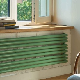 Трубчатый радиатор Empatiko Takt Horisont HL1-1672-1500-42 Calm Green, нл, ВхШхГ 1672х1536х64