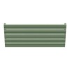 Трубчатый радиатор Empatiko Takt Horisont HL1-952-200-24 Calm Green, нл, ВхШхГ 952х236х64