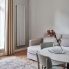 Трубчатый радиатор Empatiko Takt Horisont HLR2-352-200-9 Cozy grey, ниж, ВхШхГ 352х236х96
