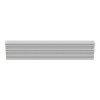 Трубчатый радиатор Empatiko Takt Horisont HLR2-352-200-9 Cozy grey, ниж, ВхШхГ 352х236х96