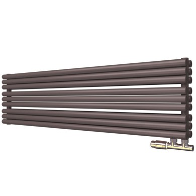 Трубчатый радиатор Empatiko Takt Horisont HR1-1312-200-33 Enigmatic Grey, нп, ВхШхГ 1312х236х64