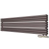 Трубчатый радиатор Empatiko Takt Horisont HR1-1432-300-36 Enigmatic Grey, нп, ВхШхГ 1432х336х64
