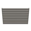 Трубчатый радиатор Empatiko Takt Horisont HR1-1432-300-36 Enigmatic Grey, нп, ВхШхГ 1432х336х64
