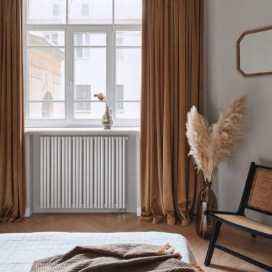 Трубчатый радиатор Empatiko Takt LR2-2032-500-51 Cozy grey, нижнее, ВхШхГ 536х2032х96