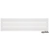 Трубчатый радиатор Empatiko Takt Horisont HL1-232-300-6 Mild White, нл, ВхШхГ 232х336х64