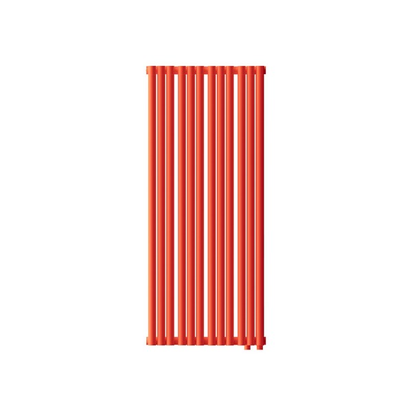 Трубчатый радиатор Empatiko Takt LR2-2032-1000-51 Friendly Red, нижнее, ВхШхГ 1036х2032х96