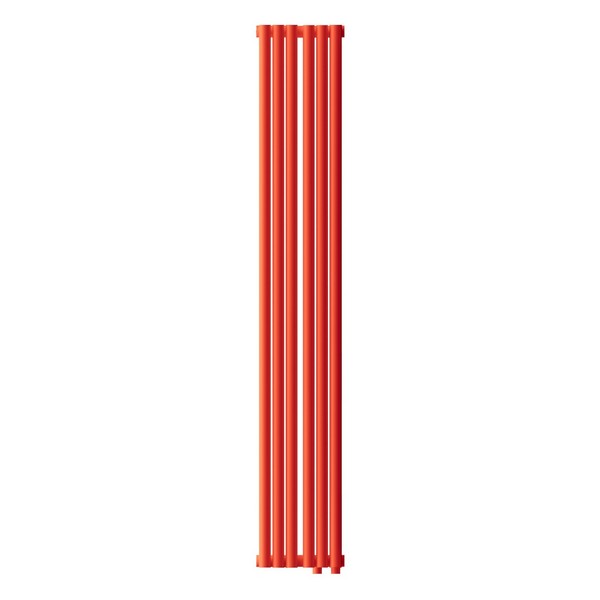 Трубчатый радиатор Empatiko Takt S1-1552-2000-39 Friendly Red, боковое, ВхШхГ 2036х1552х64