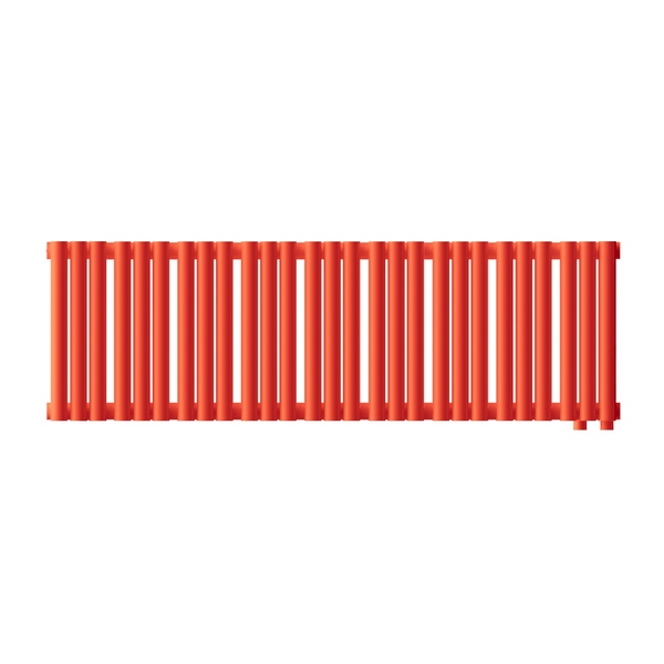 Трубчатый радиатор Empatiko Takt S2-832-200-21 Friendly Red, боковое, ВхШхГ 236х832х96