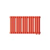 Трубчатый радиатор Empatiko Takt L1-232-300-6 Friendly Red, нижнее левое, ВхШхГ 336х232х64