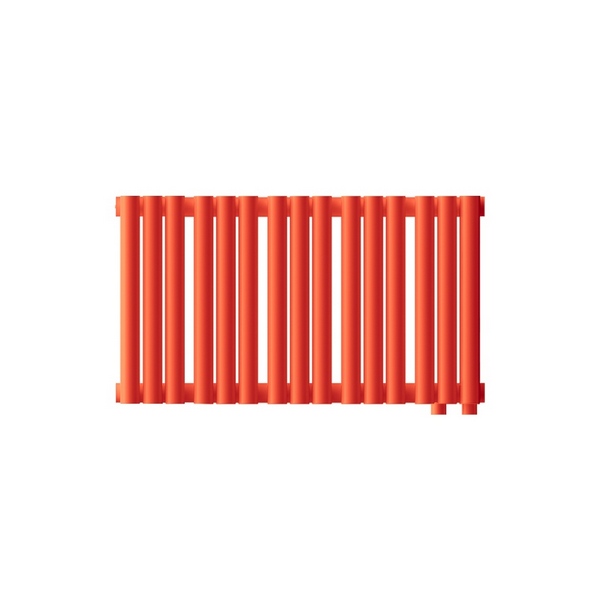 Трубчатый радиатор Empatiko Takt L1-232-300-6 Friendly Red, нижнее левое, ВхШхГ 336х232х64