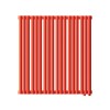 Трубчатый радиатор Empatiko Takt S1-232-500-6 Friendly Red, боковое, ВхШхГ 536х232х64