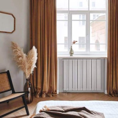 Трубчатый радиатор Empatiko Takt S2-2032-750-51 Mild White, боковое, ВхШхГ 786х2032х96