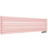 Трубчатый радиатор Empatiko Takt Horisont HLR2-1672-1750-42 Tender Pink, ниж, ВхШхГ 1672х1786х96
