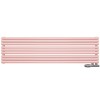 Трубчатый радиатор Empatiko Takt Horisont HLR2-1672-1750-42 Tender Pink, ниж, ВхШхГ 1672х1786х96
