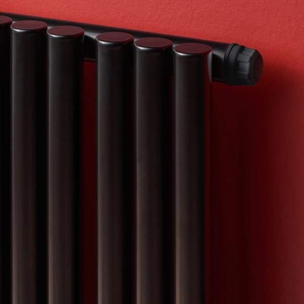 Трубчатый радиатор Empatiko Takt S1-1792-1000-45 Confident Black, боковое, ВхШхГ 1036х1792х64