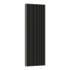Трубчатый радиатор Empatiko Takt R1-592-1250-15 Confident Black, нижнее правое, ВхШхГ 1286х592х64